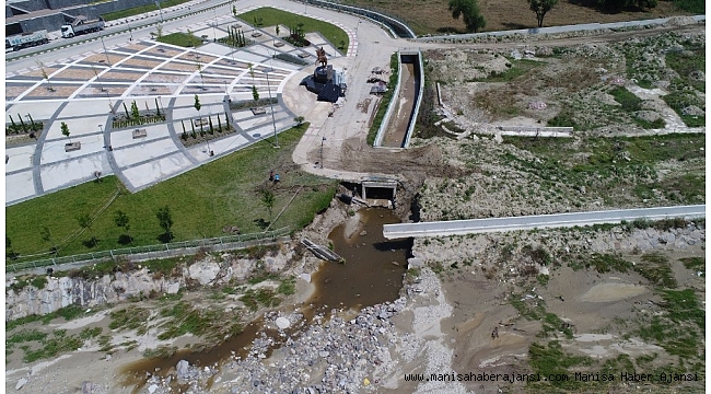 MASKİ&#039;den sel felaketinin yaşandığı Selendi&#039;de teknik inceleme
