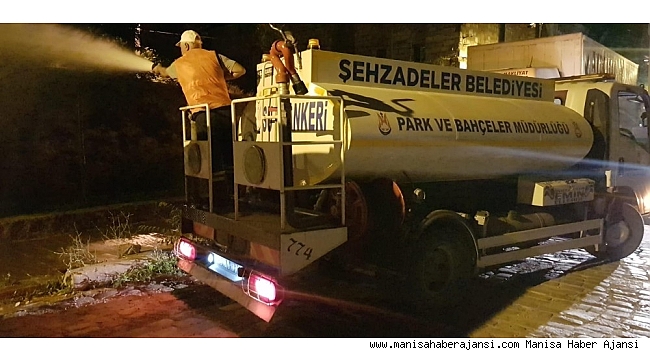 Şehzadeler'de ekipler sabahın ilk ışıklarına kadar görev başında