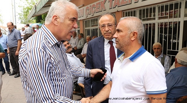Büyükşehir’den Çiçek Ailesine Taziye Ziyareti