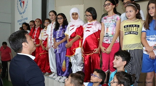 İL MÜDÜRÜ ÖZTÜRK YAZ SPOR OKULLARINI ZİYARET ETTİ