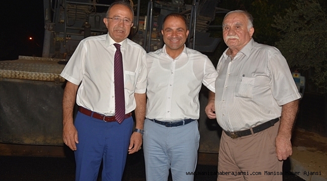 Alaşehir Belediyesi hizmet sevdasıyla gece gündüz demeden çalışmalarına devam ediyor