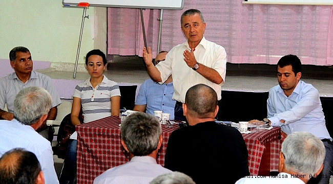 Eker Manisalı Muhtarları dinledi