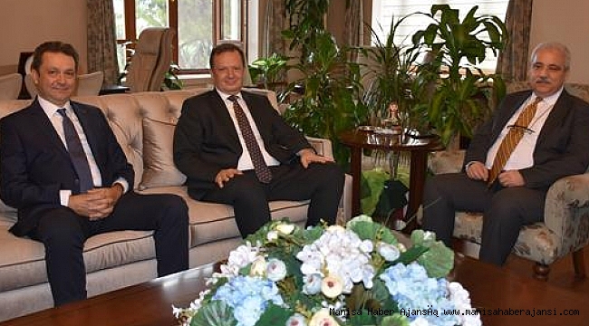 VALİ GÜVENÇER KADASTRO MÜDÜRÜ AKTÜRK’Ü KABUL ETTİ