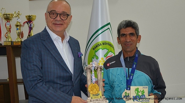 Başkan Ergün’den Büyükşehir’in Şampiyon Atletine Tebrik