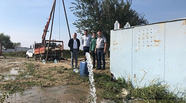 SARUHANLI’DA SANİYEDE 13 LİTRE VERİME SAHİP SUYA ULAŞILDI
