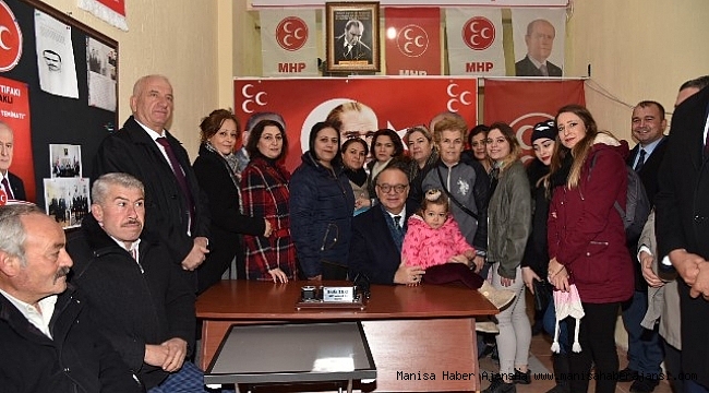 Başkan Ergün Çiçekle Karşılandı