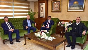 AK Partili vekillerde Başkan Çelik'e tebrik ziyareti