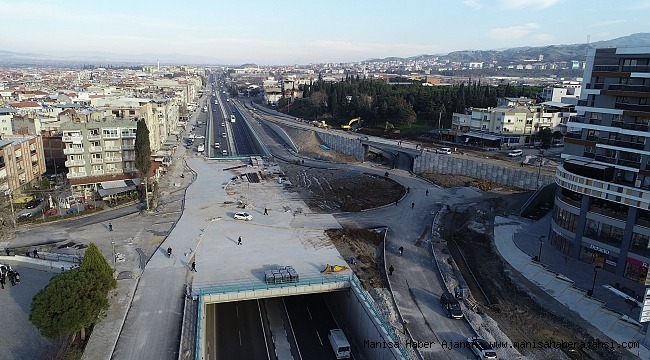 Alparslan Türkeş Kavşağı Havadan Görüntülendi