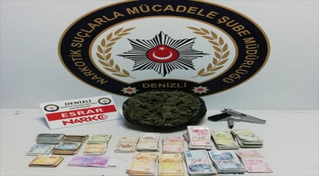 Denizli'de uyuşturucu operasyonu