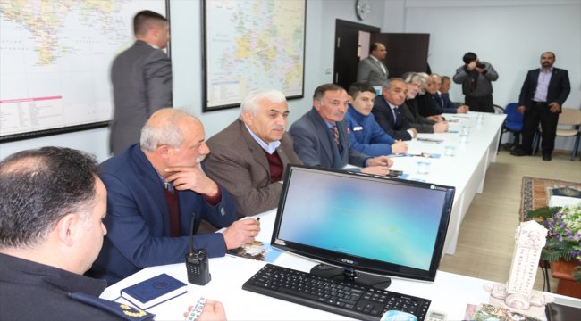 Dinar'da seçim güvenliği toplantısı yapıldı