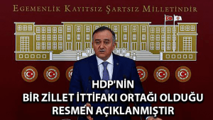 HDP'nin Bir Zillet İttifakı Ortağı Olduğu Resmen Açıklanmıştır