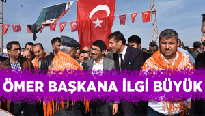 Ömer Başkana İlgi Büyük