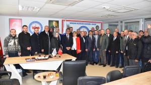 Şehzadeler Belediye Başkanı Ömer Faruk Çelik ziyaretlerini sürdürüyor
