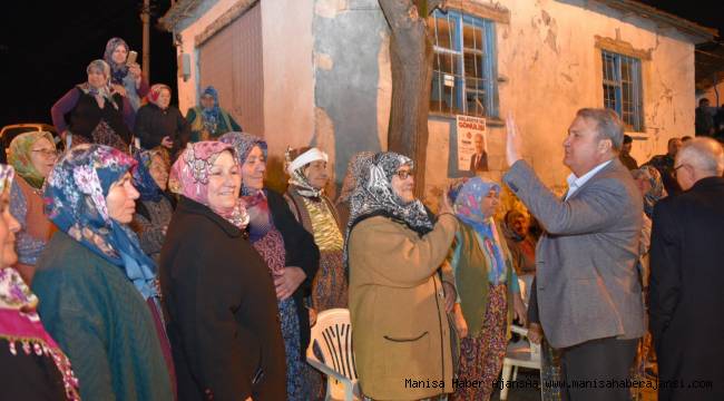 CUMHUR İTTİFAKI ADAYI ÇERÇİ'YE SEVGİ SELİ