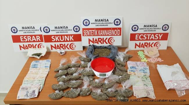 Manisa'da uyuşturucu operasyonu