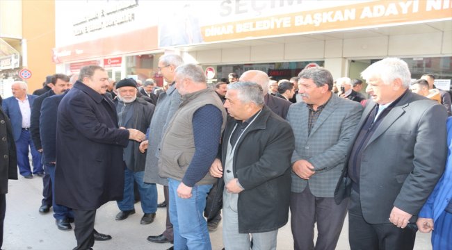 Milletvekili Eroğlu ve Özkaya'nın Dinar ziyareti