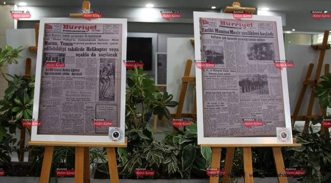 70 yıllık gazete arşivi Manisalılarla buluştu