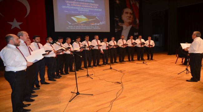 Din görevlilerinden Kur'an ziyafeti ve tasavvuf musikisi dinletisi