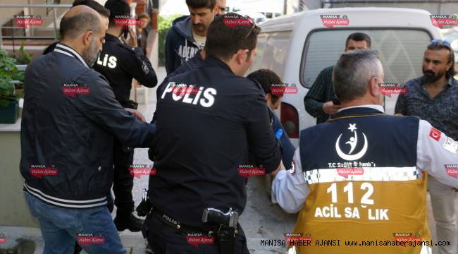 Eşini yaralayan kişi intihar etmek istedi