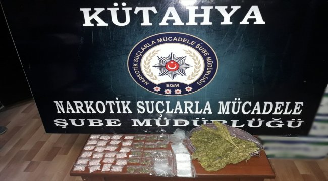 Kütahya'da uyuşturucu operasyonu