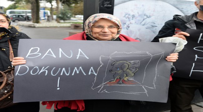 Uşak'ta hayvanseverlerden sessiz protesto