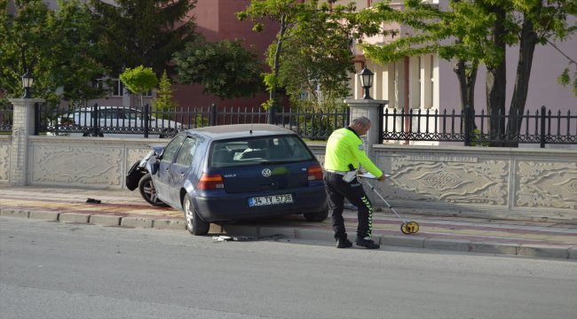 Afyonkarahisar'da trafik kazası: 1 yaralı