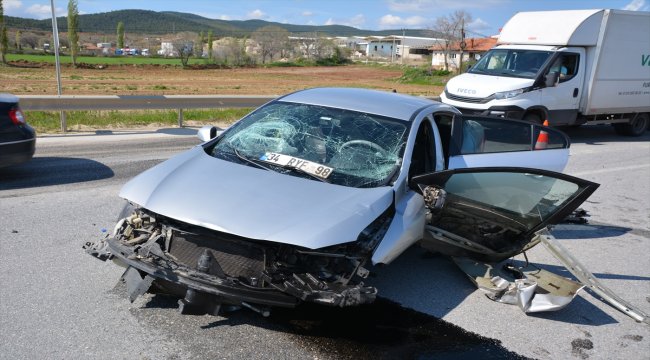Banaz'da trafik kazası: 1 yaralı