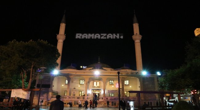 Denizli'de ramazanın ilk teravih namazı kılındı