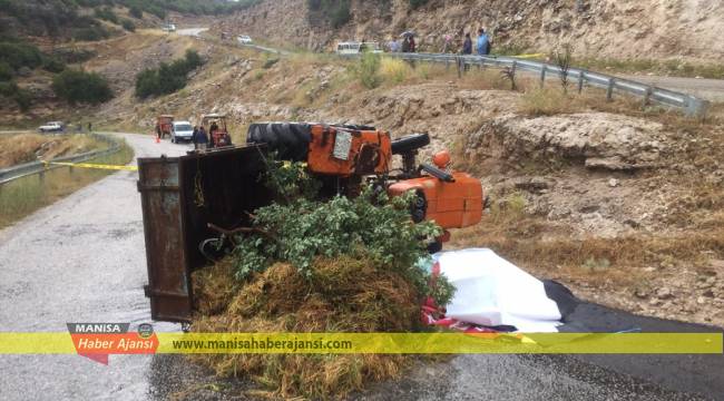 Aydın'da devrilen traktörün sürücüsü öldü, eşi yaralandı
