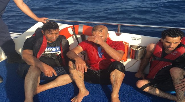 Bodrum'da jet ski'de 3 düzensiz göçmen yakalandı
