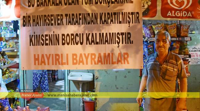 Hayırseverler "veresiye defteri" satın aldı