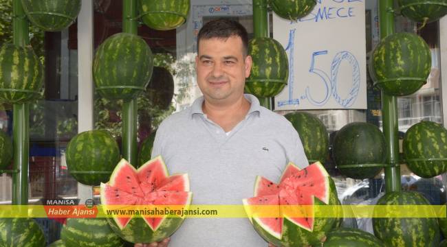 Karpuz tezgahlarda yerini almaya başladı
