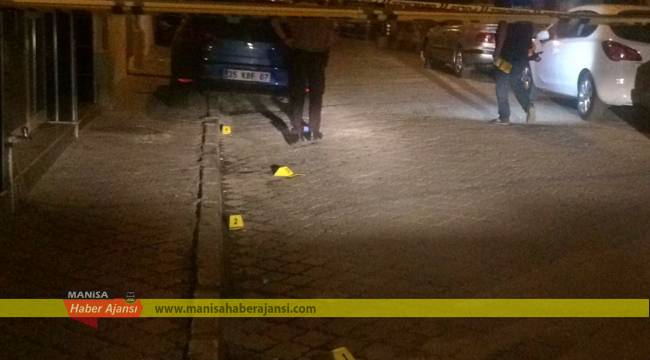 Manisa'da iş yerine tabanca ile ateş edildi