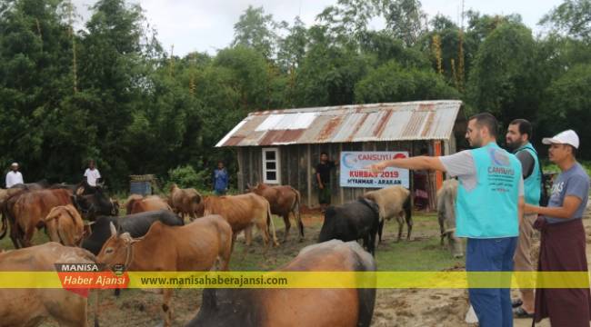 CANSUYU KURBAN’DA ARAKANLI MAZLUMLARI UNUTMADI