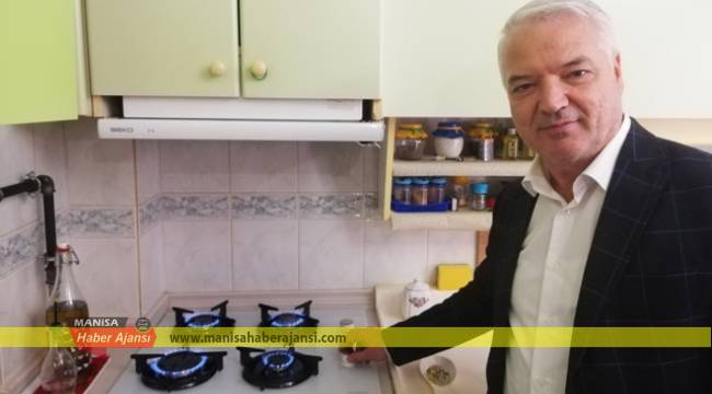 Başkan Bilgin, Doğalgaz Ateşinde Pişirilen İlk Kahveyi İçti