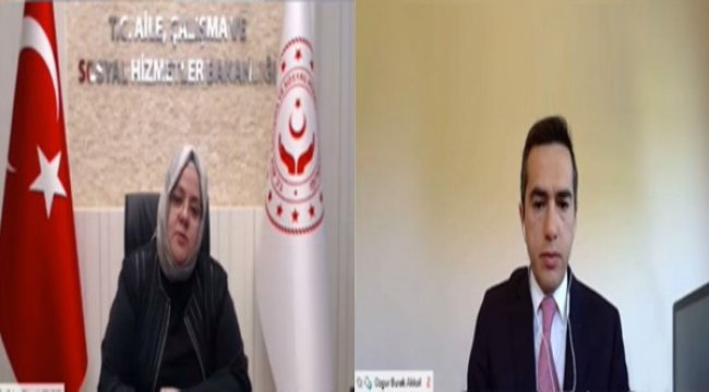 Aile, Çalışma ve Sosyal Hizmetler Bakanı Zehra Zümrüt Selçuk MESS webinarına katıldı