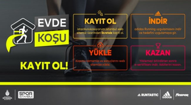 Aynı hedefe koşmayı özleyenler için "Evde Koşu" başlıyor