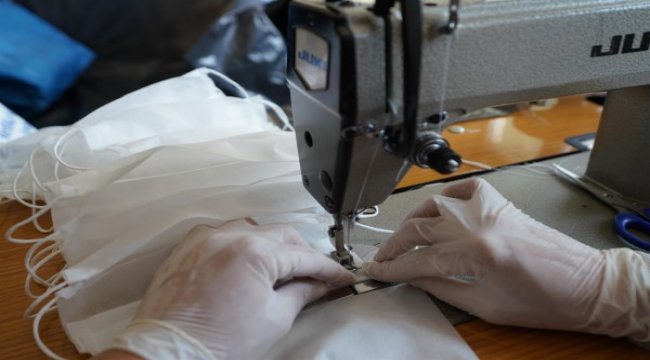 Büyükşehir maske üretiyor