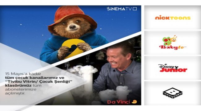 Çocuk Şenliği Tivibu’da ücretsiz