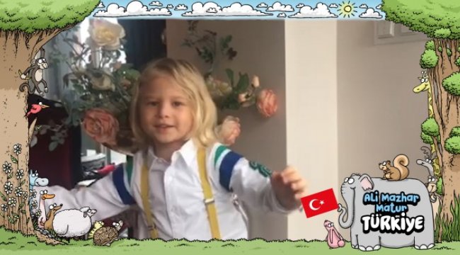 Dünya çocukları birlikte şarkı söyledi