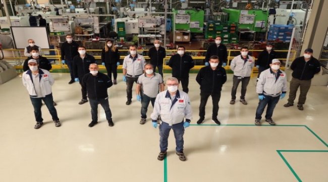 Ecoplas Otomotiv, sağlık çalışanları için siperlik maske üretiyor!
