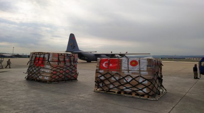 İkinci grup tıbbi yardım malzemesi ABD'ye gönderildi