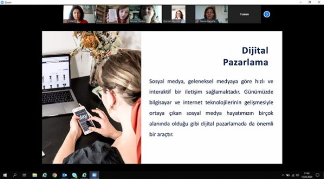 Kadın girişimcinin hayatı internetle kolay