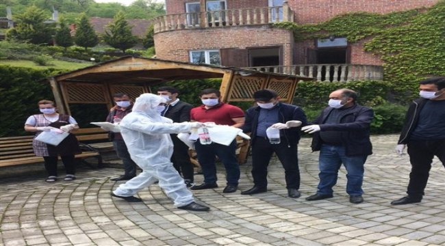 Karantin rejimində fəaliyyət göstərən hotellər tibbi ləvazimatlarla təmin edilib