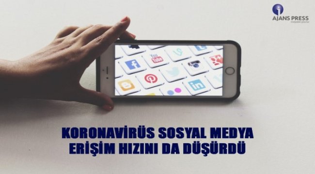 Koronavirüs sosyal medya erişim hızını da düşürdü