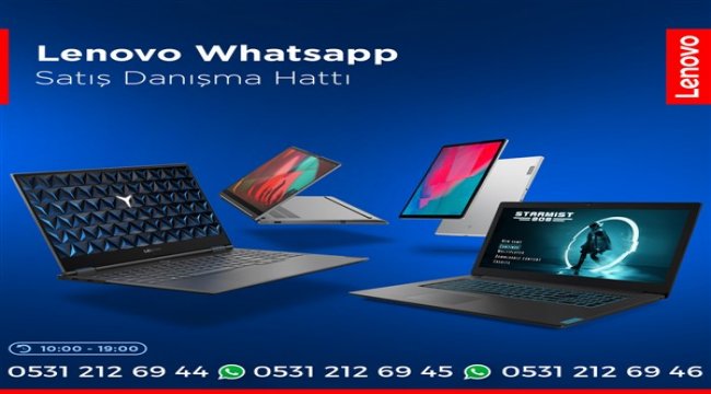 Lenovo Türkiye, WhatsApp Danışma Hattı’nı hizmete sundu