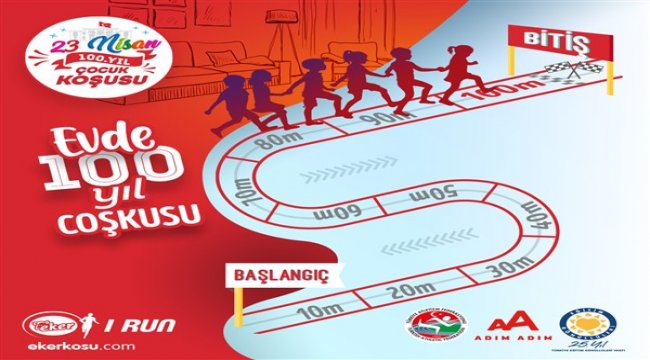 Minik adımlar evlerinden yarışacak