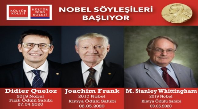 Nobel ödüllü isimler, canlı yayında öğrencilerle buluşuyor