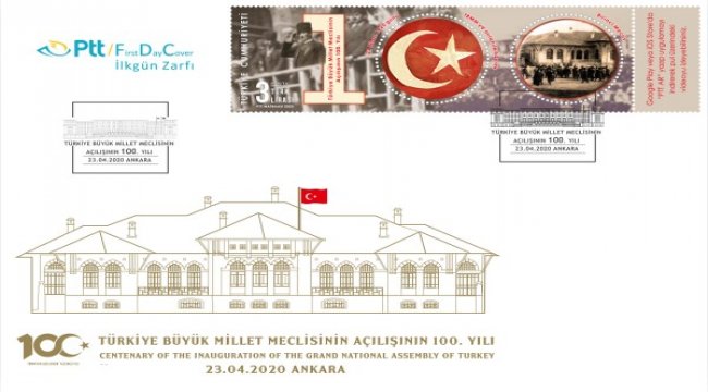 PTT'den TBMM'nin açılışının 100. yılına özel filatelik ürünler 
