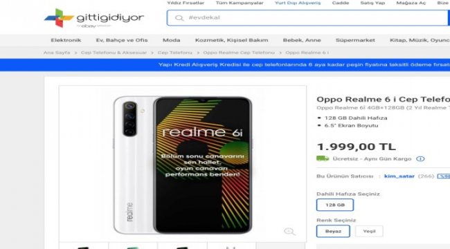 realme’den gittigidiyor kullanıcılarına mesaj var